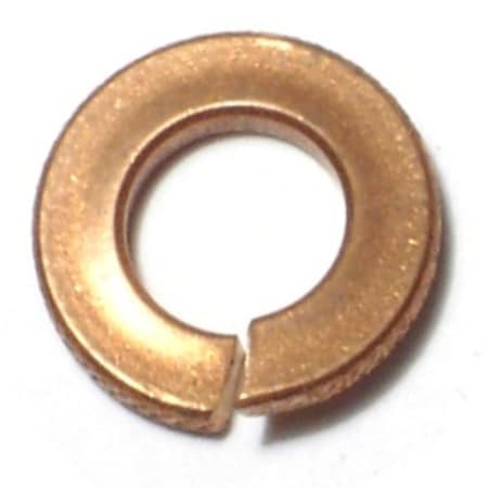 Midwest Fastener Split Lock Washer, For Screw Size #14 Bronze, Bronze Finish, 36 PK 61925